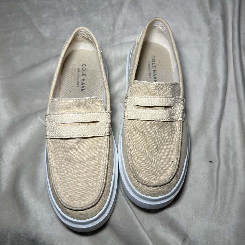 Cole Haan Nantucket Canvas Penny Loafers